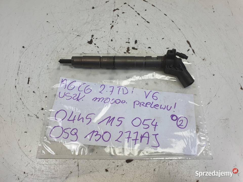 WTRYSKIWACZ Audi A6 C6 27 TDI wtrysk 0445115054 Części samochodowe sprzedam