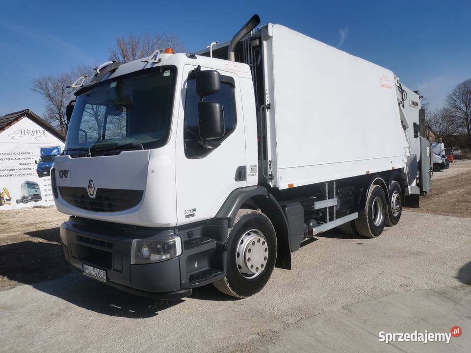 Renault Premium 320 DXi Euro5 śmieciarka 3osiowa Książ Wielki