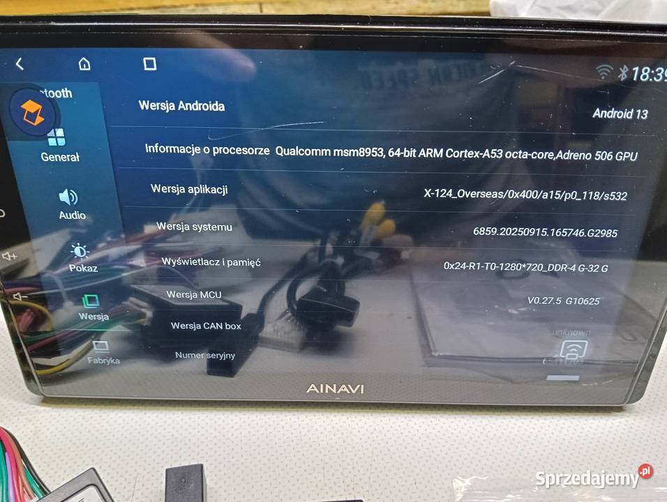 Radio android toyota Auris II z canbus mazowieckie