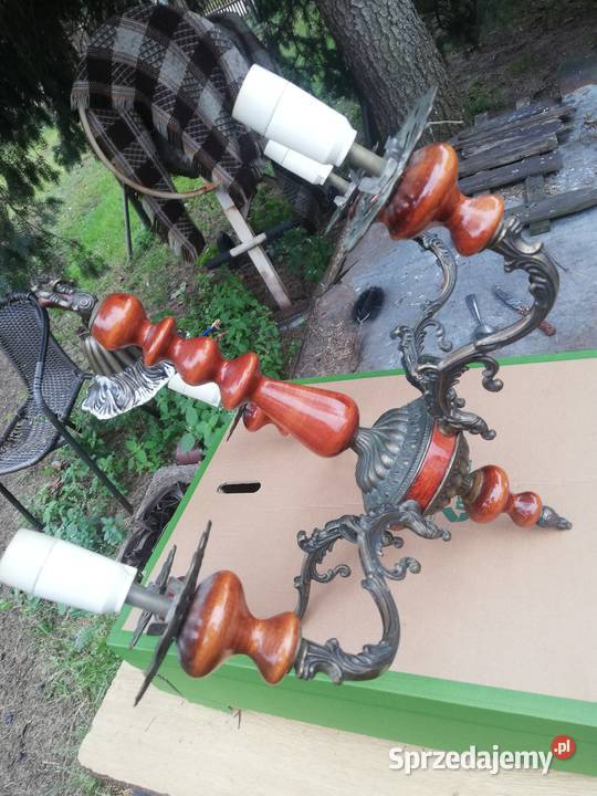 Żyrandol mosiężny Skierniewice