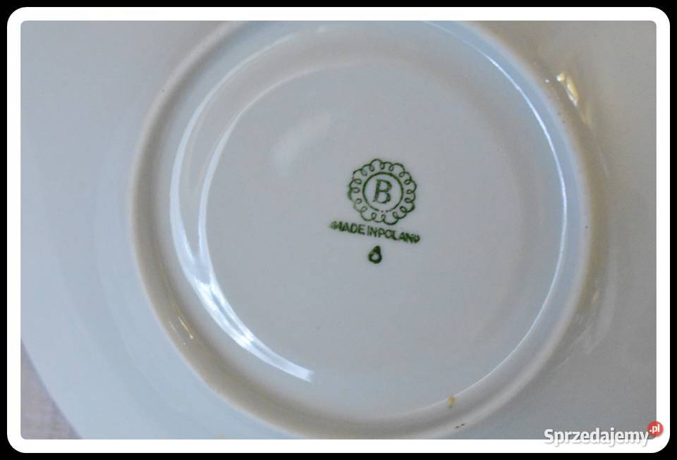 Porcelana BOGUCICE z okresu PRL talerze półmisek Płock sprzedam