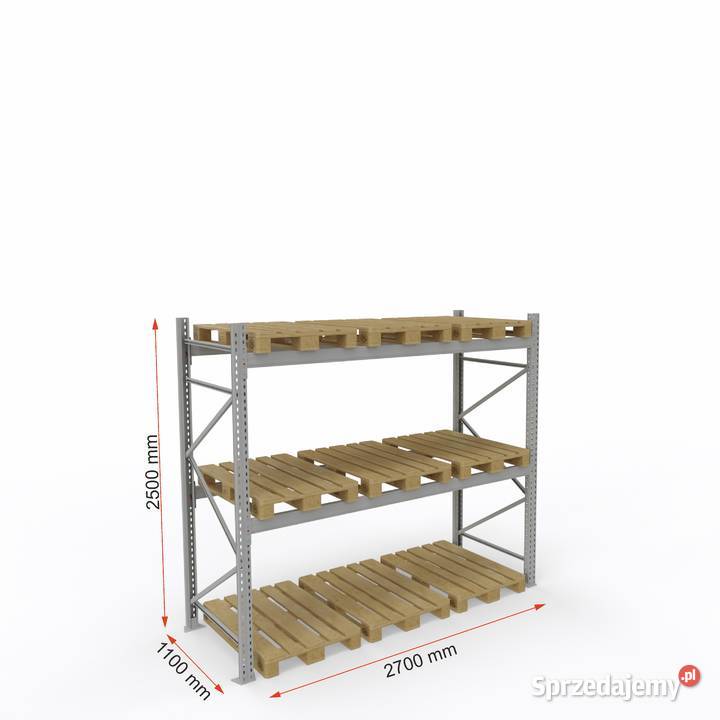 Regał paletowy H250 L270 Warka