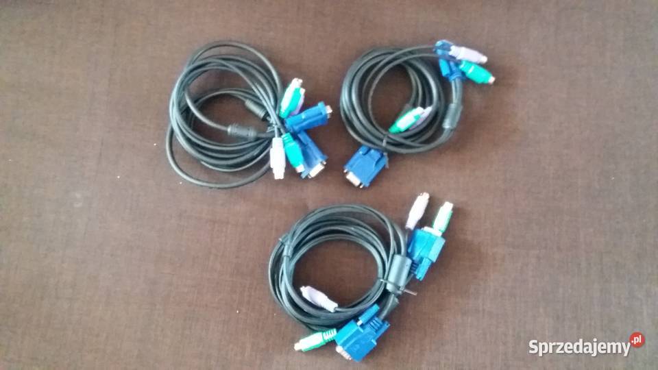 DLink Zestaw kable DKVMCB KVM kabel VGA komputer Gdańsk