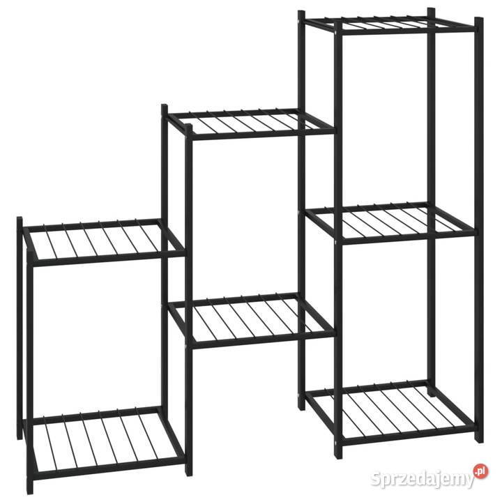 vidaXL Stojak na kwiaty 83x25x80 czarnySKU343129 mazowieckie Warszawa sprzedam
