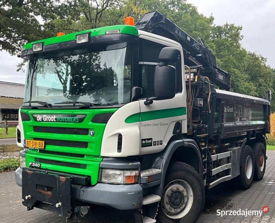 Scania Wywrotka 6x6 z dzwigiem Wywrotki sprzedam