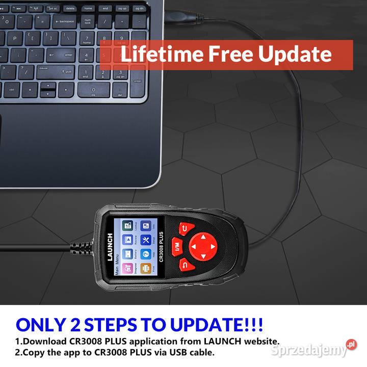 Skaner Diagnostyczny LAUNCH CR3008 PLUS do Interfejsy diagnostyczne Wrocław