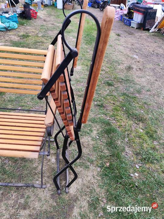 krzesla ogrodowe metal drewno Krzesła ogrodowe Lubin sprzedam