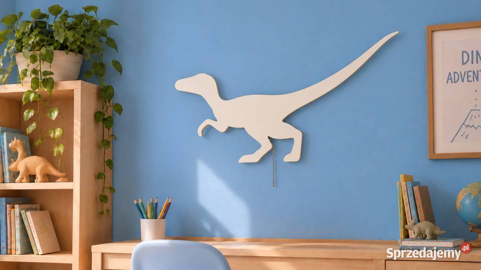 LAMPKA NOCNA Velociraptor Lampka wisząca na Sosnowiec