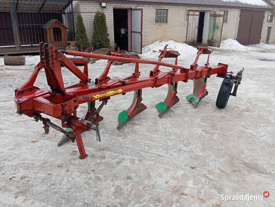 Pług pługi kverneland 4 skibowy obrotowy