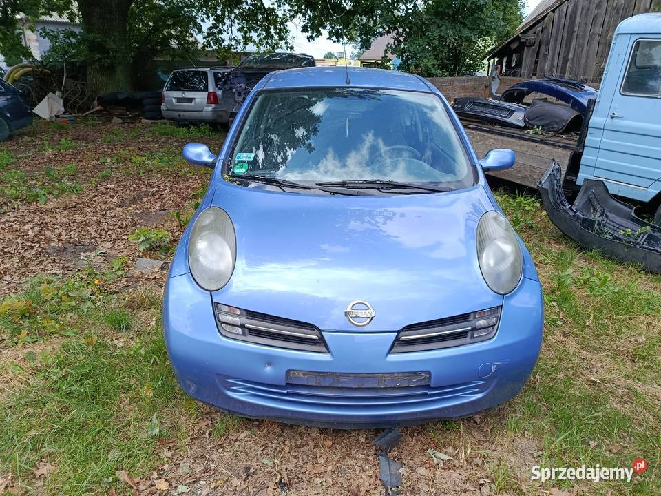 Nissan Micra 12 48 kW 2005 r dawca części Szklarka Myślniewska