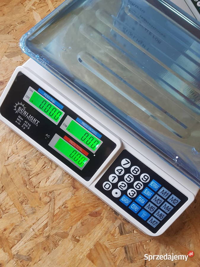 Waga sklepowa z udźwigiem do 40 sunlight 2 g Głogowa