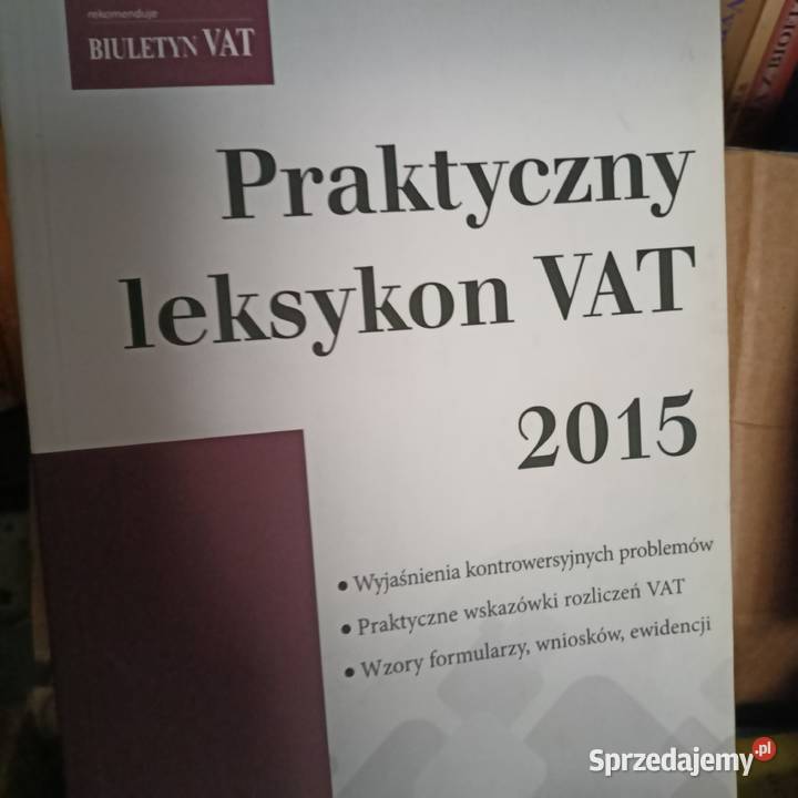 Praktyczny leksykon VAT książki wysyłka Gdańsk