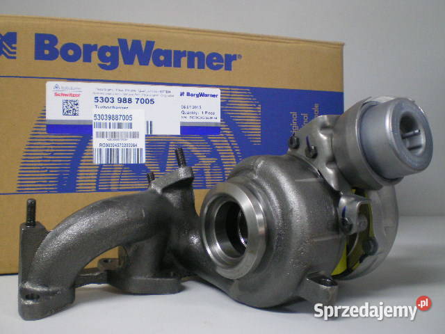 Turbosprężarka BorgWarner KKK 53039887005 ciężarowe Siedlce sprzedam