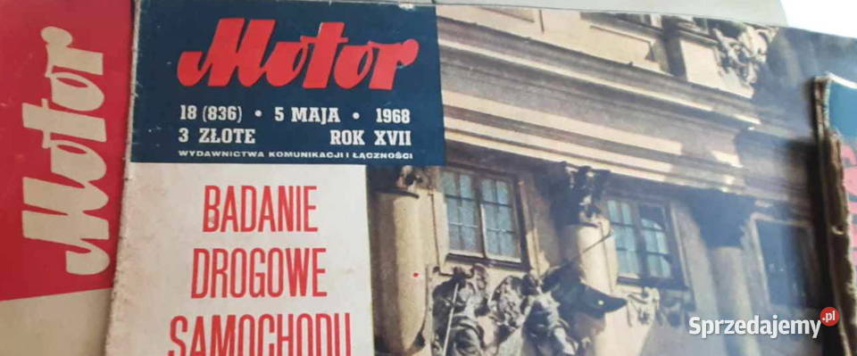 Tygodnik MOTOR gazeta motoryzacyjna PRL z lat 63 Łódź