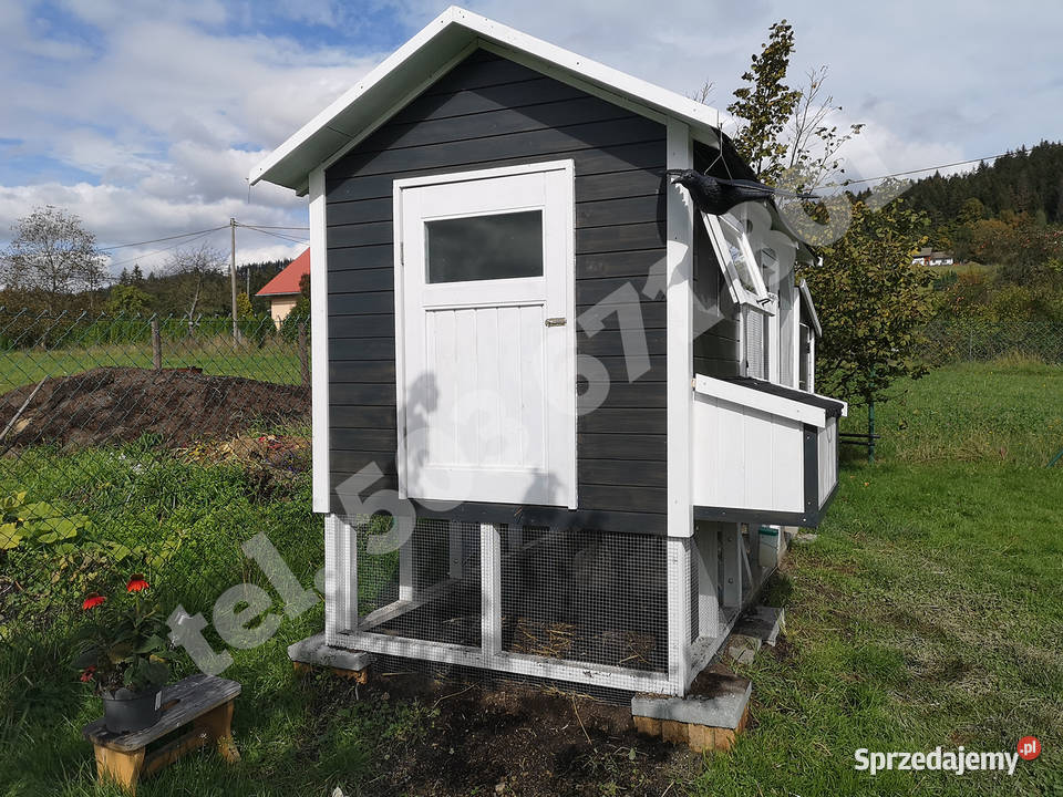 Drewniany kurnik ogrodowy Jodłownik