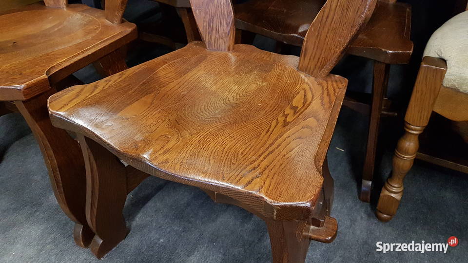 Krzesła dębowe holenderskie dąb 100 podkarpackie Przeworsk