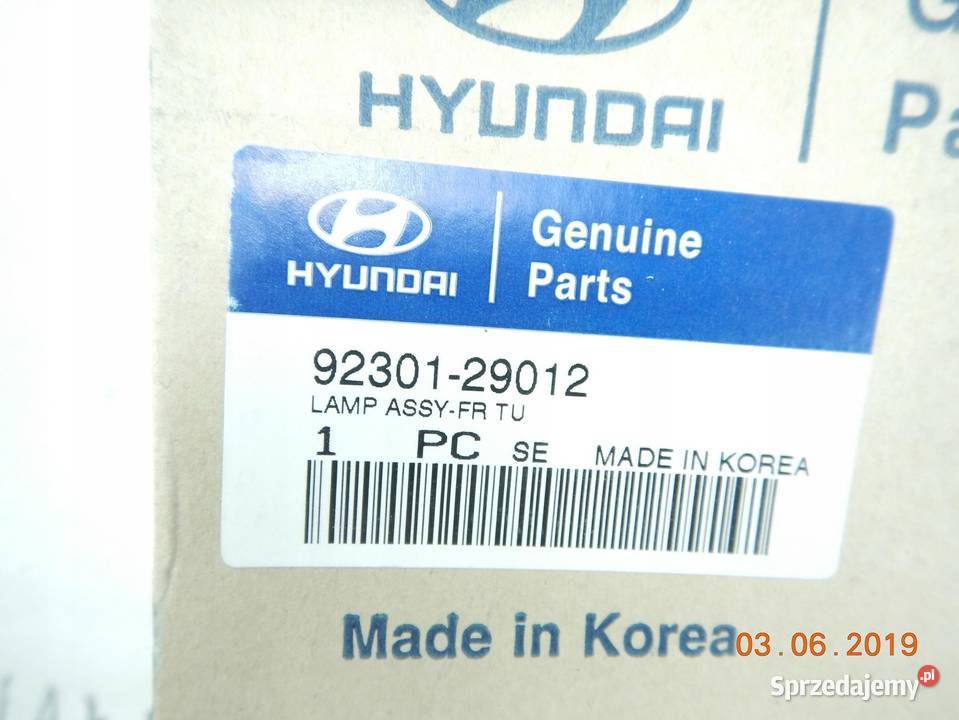 KIERUNKOWSKAZ LEWY PRZÓD HYUNDAI ELANTRA 9500 lubelskie