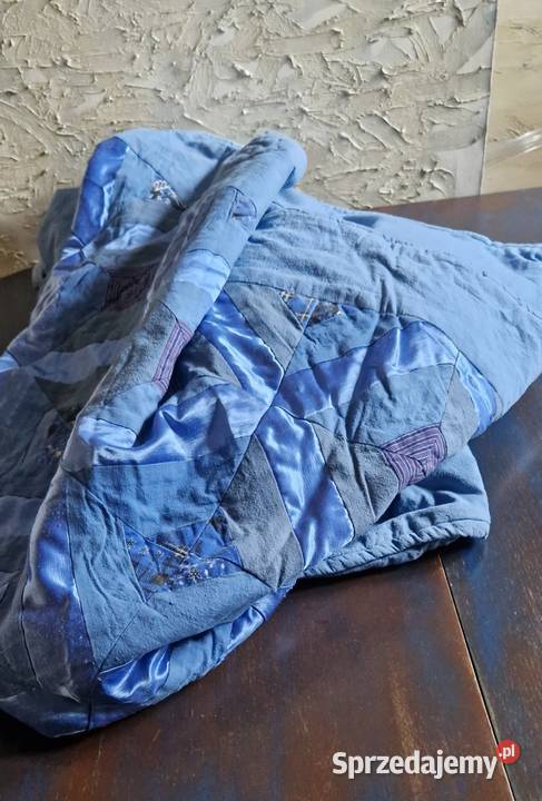 PATCHWORK KOŁDRA 149 x 220 bawełna surówka Wyposażenie wnętrz sprzedam