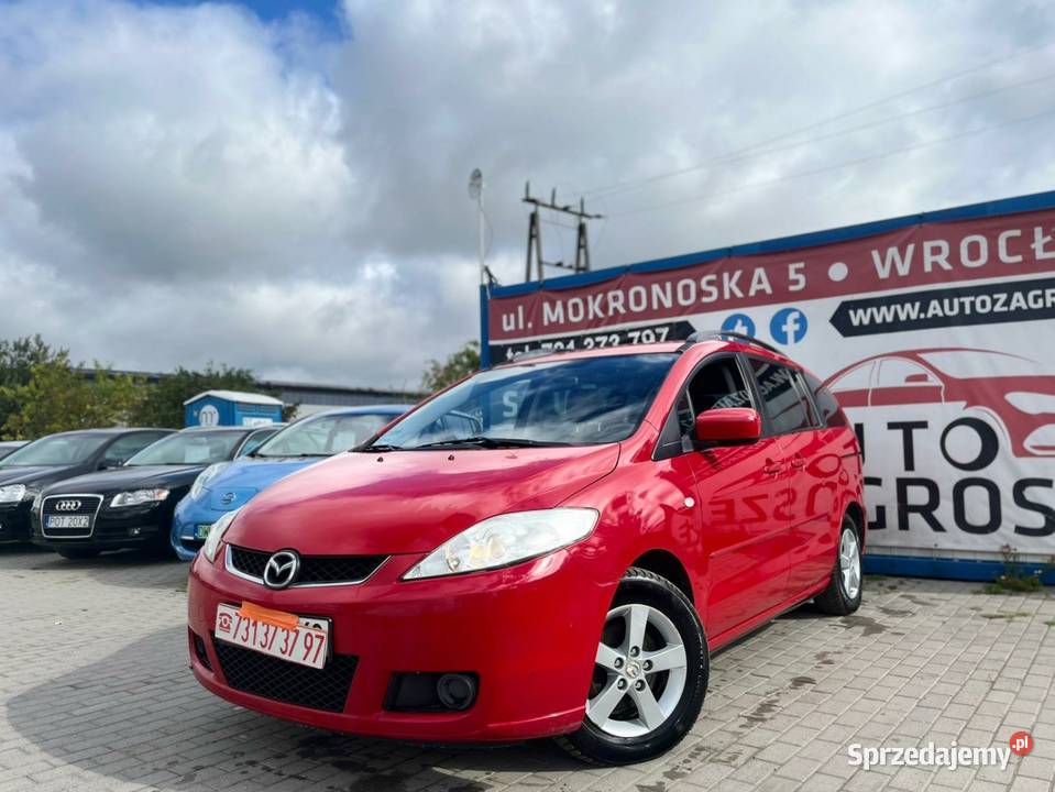 Mazda 5 20 Diesel 2006 7 osobowa Alufelgi diesel 5 sprzedam