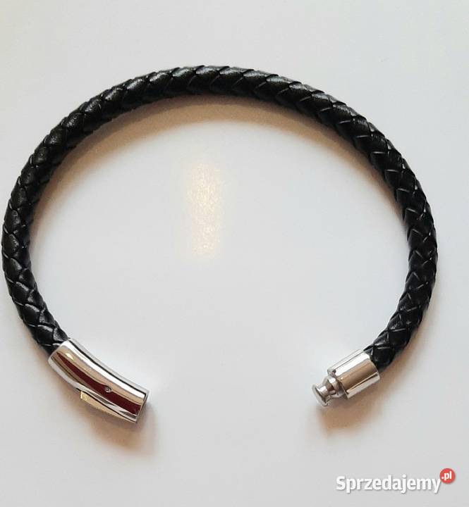 Bransoletka skóra stal 21 męska damska runa Częstochowa