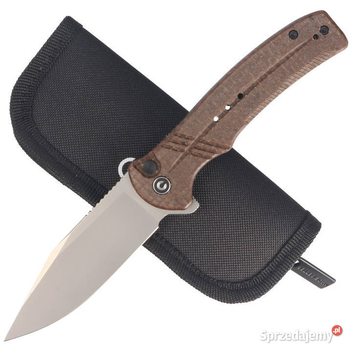 Nóż składany CIVIVI Cogent Brown Micarta Silver Warszawa