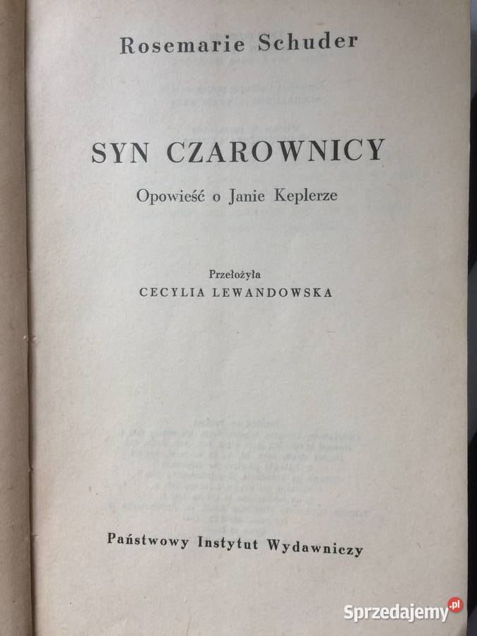 3687 Syn Czarownicy Szczecin sprzedam