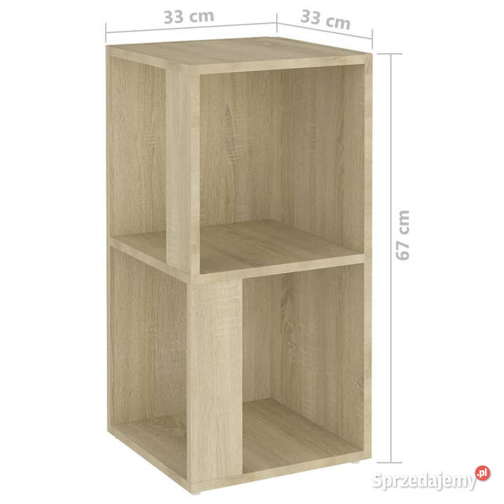 Szafka narożna dąb sonoma 33x33x67 materiał Warszawa