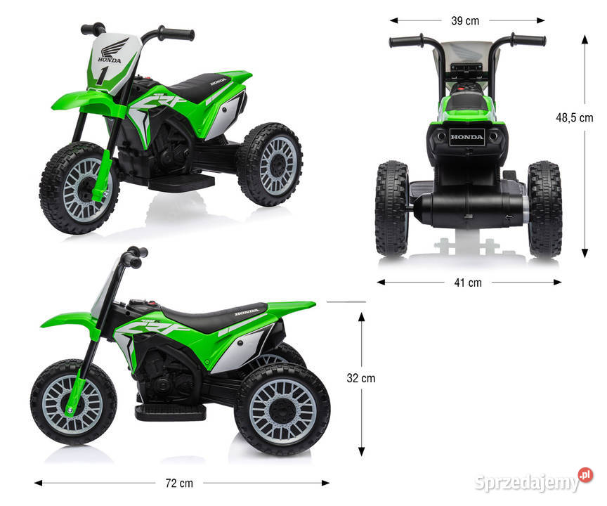 Pojazd na akumulator Motocykl HONDA CRF 450R Milly Mally Kielce