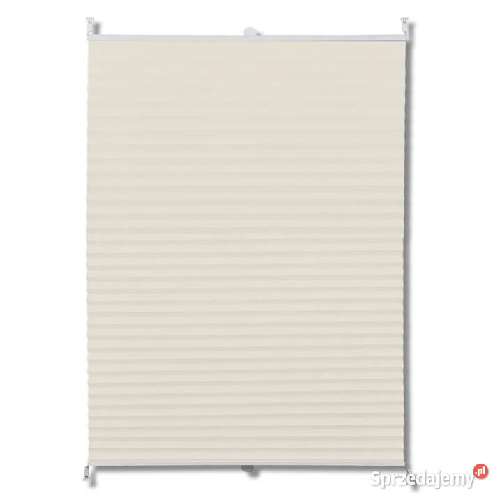 Roleta plisowana kremowa 80x125 WM240634 Pozostałe