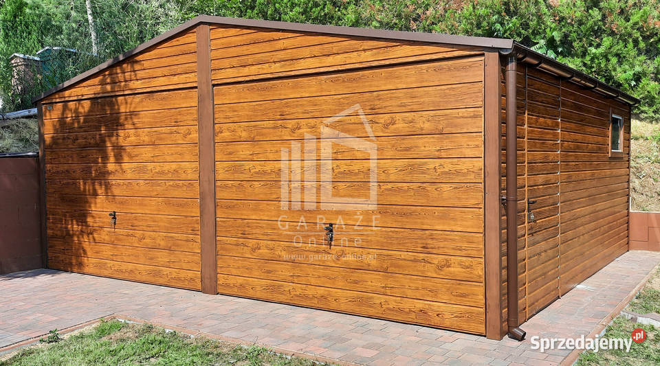 GARAŻ BLASZANY 6m x 58m dwuspad 2x Brama drzwi 441zł/m2 Bochnia