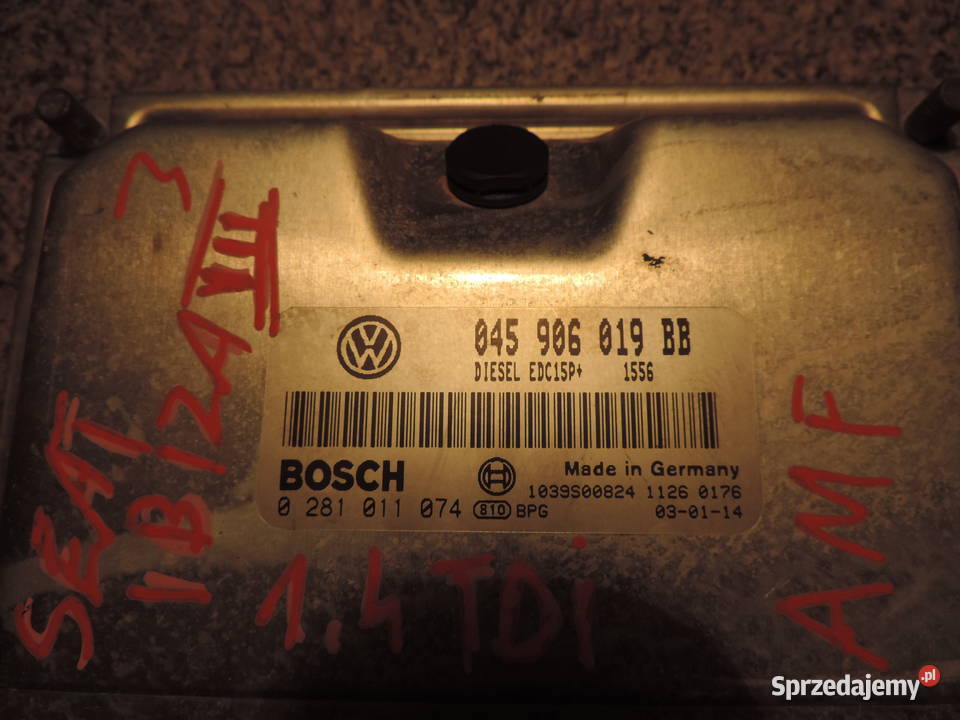 Komputer STEROWNIK VW Polo SKODA IBIZA 14 TDI Nowy Sącz sprzedam