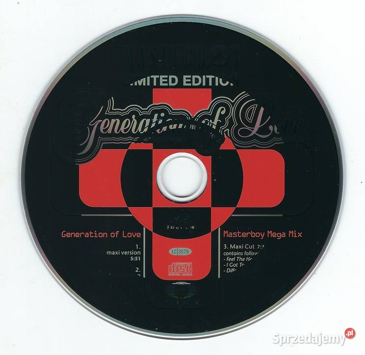 Maxi CD Masterboy Generation Of Love 1995 Club Muzyka sprzedam