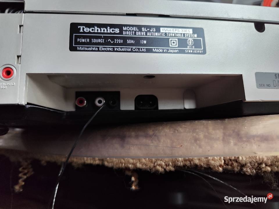 gramofon Slim Technics SLJ3 Stargard