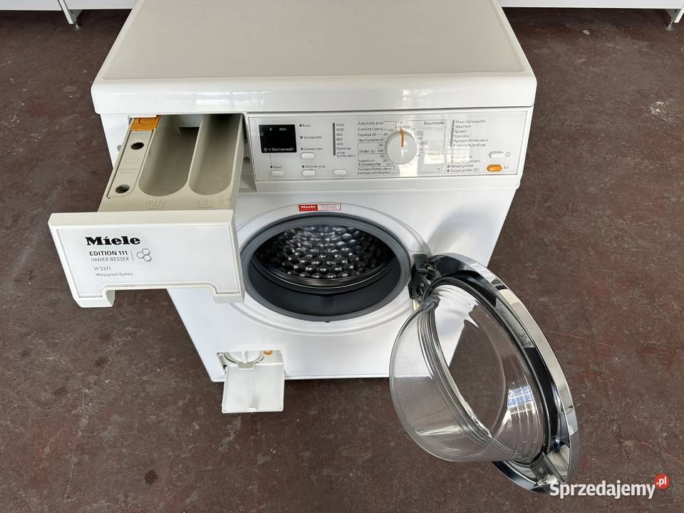 Miele W 3371 Zulauf Und Ablauf Prüfen Pralka MIELE SOFTTRONIC W 3371 PLASTER MIODU. Gwarancja.Transport