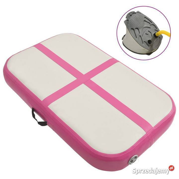 vidaXL Mata gimnastyczna z pompką 60x100x10 mazowieckie Warszawa