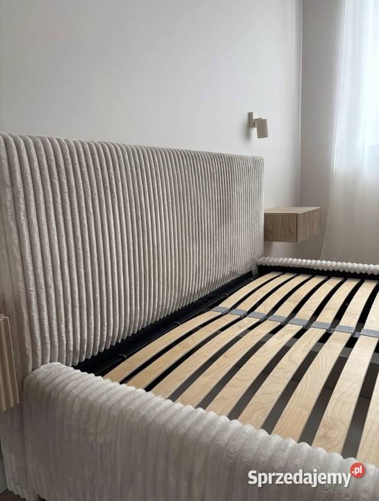 Łóżko sztruksowe małopolskie