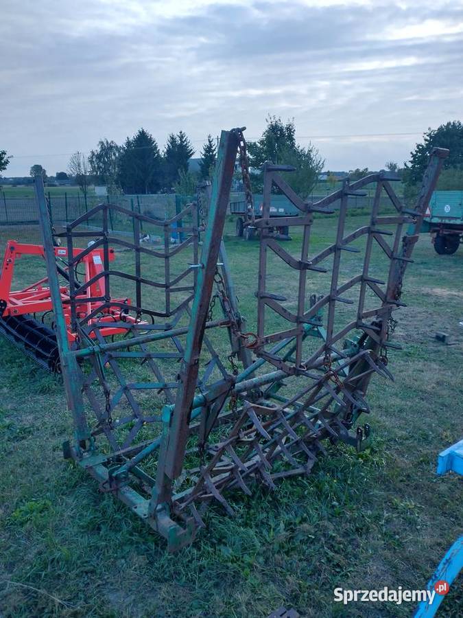 Ciężkie brony 5 polowe niemieckie rozkładane