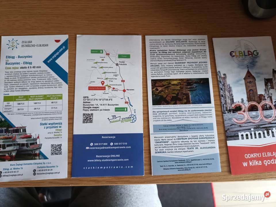 Elbląg Kanał Elbląski informatory Wronki