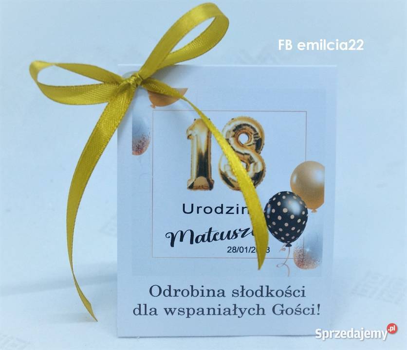 Raffaello jako podziękowanie gości z okazji Zielona Góra