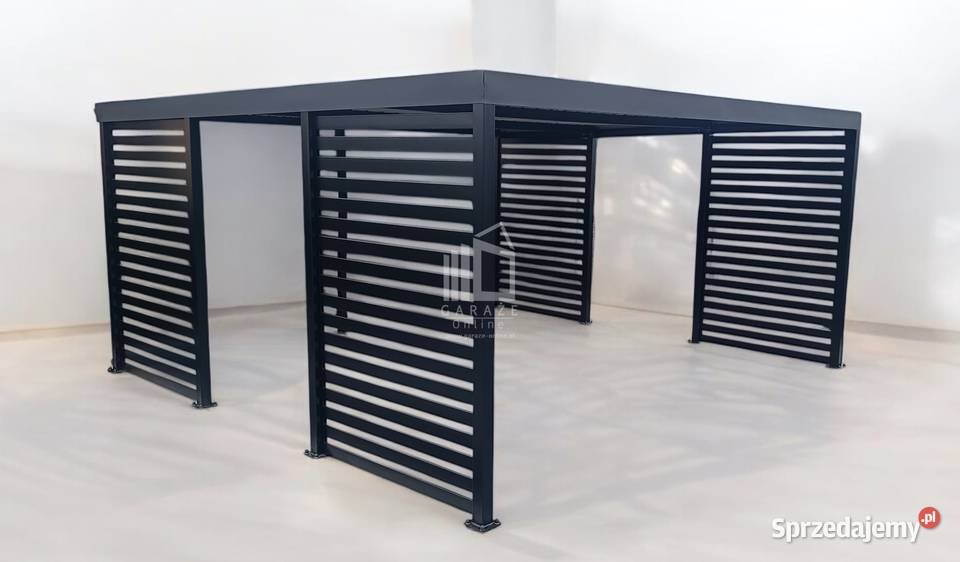 CarPort PREMIUM Wiata samochodowa 6x6 Antracyt Wrocław