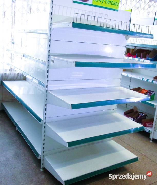 Regały sklepowe gondola 2mb zakończenie Gorlice