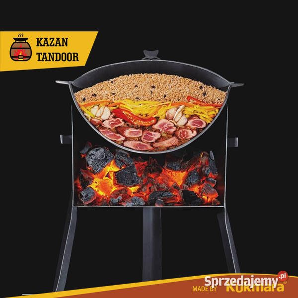 Kuchnia polowa kociołek kazan 12L piec ogrodowy Pozostałe Opole