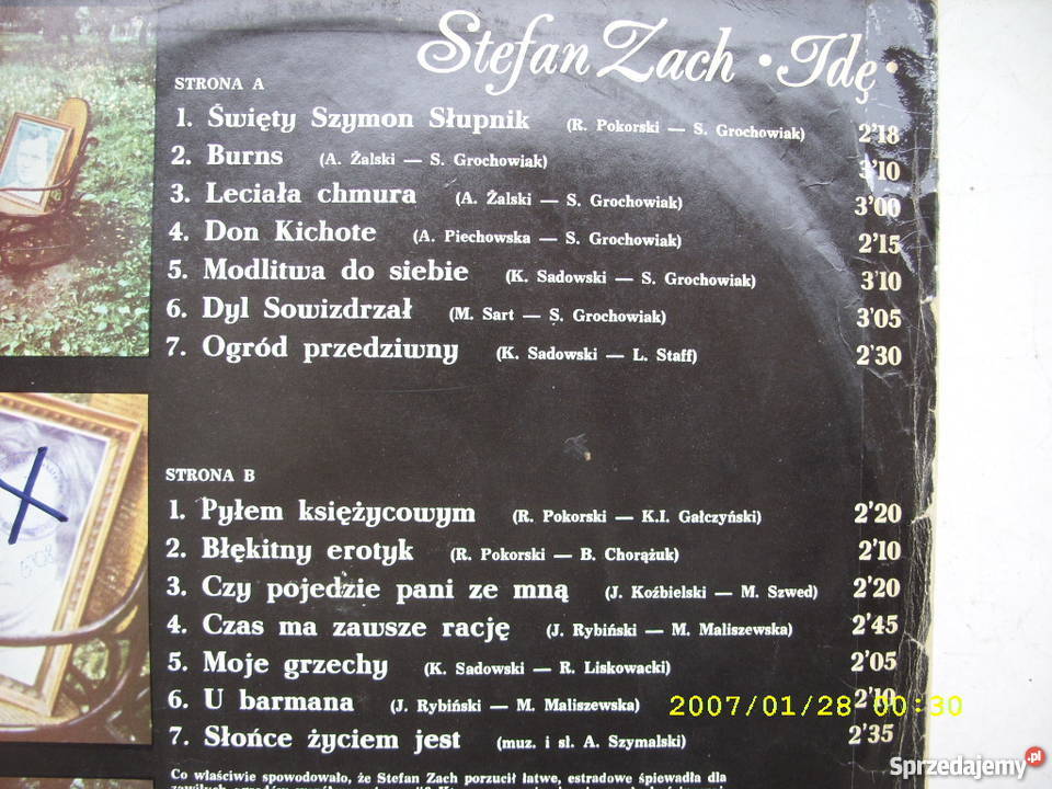 LP Pop STEFAN ZACHIDE Wołów