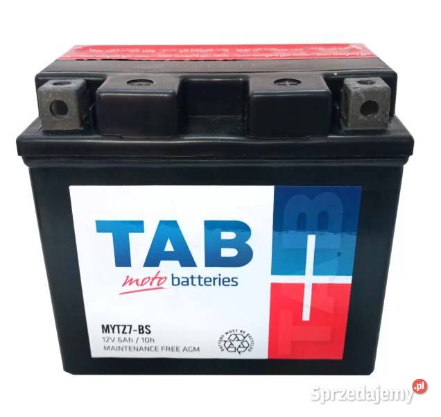 Akumulator motocyklowy TAB MYTZ7BS 12V 6Ah130A