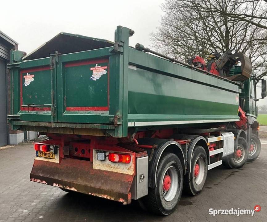 4 osiowa wywrotka 8x8 z dzwigiem Mercedes Rok produkcji 2015 Warszawa