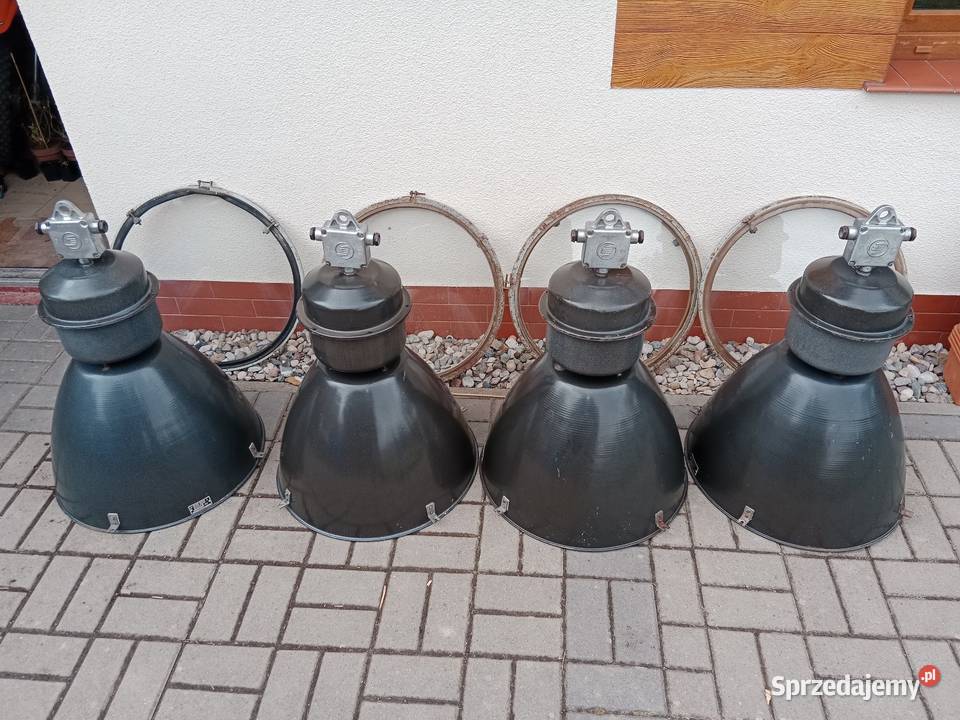 Stare wiszące lampy przemysłowe Oświetlenie Kudowa-Zdrój sprzedam