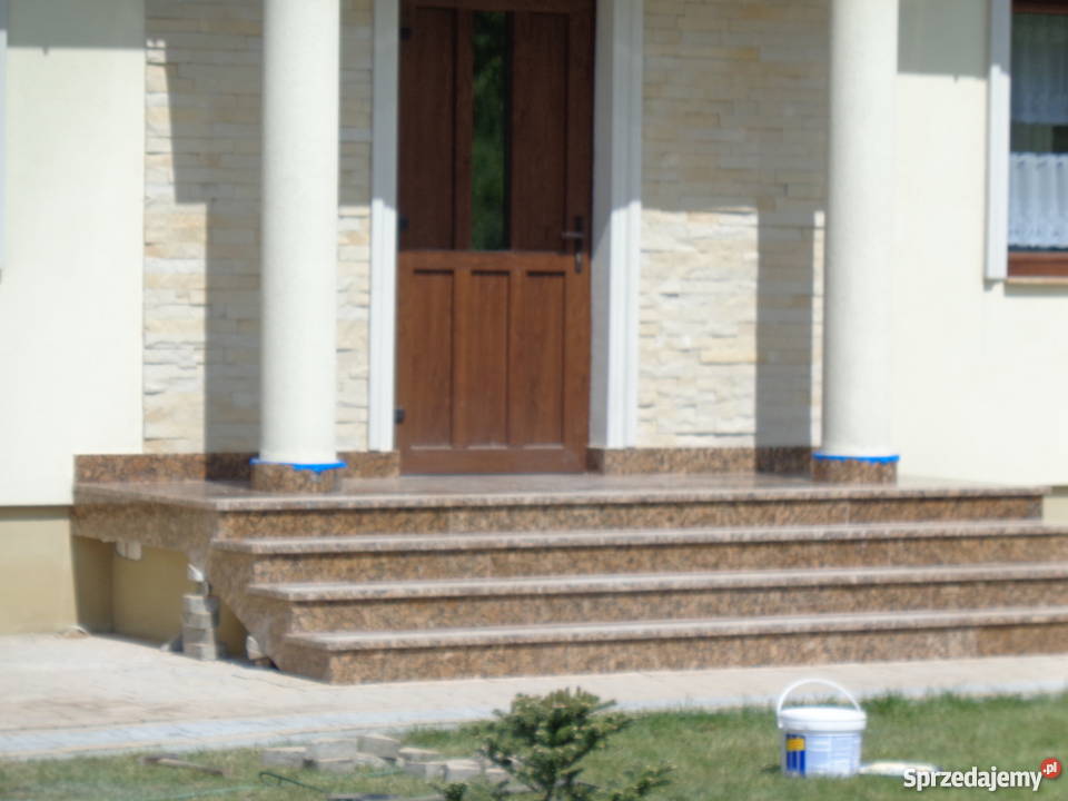 SCHODY GRANITOWE zewnętrzne Dom i Ogród Szydłowiec