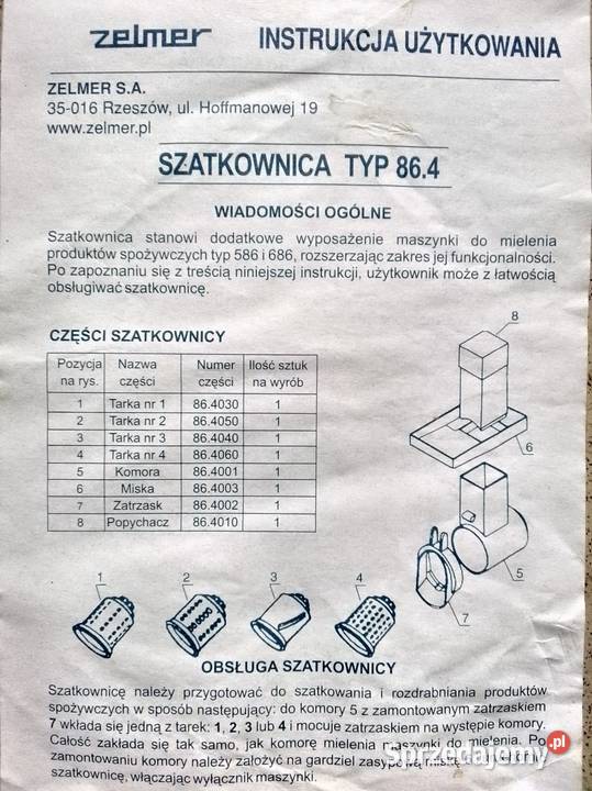 Szatkownica Zelmer Tarnowo Podgórne