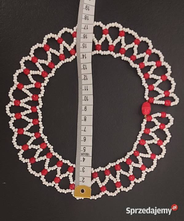 naszyjnik kołnierzyk z koralików Gdańsk