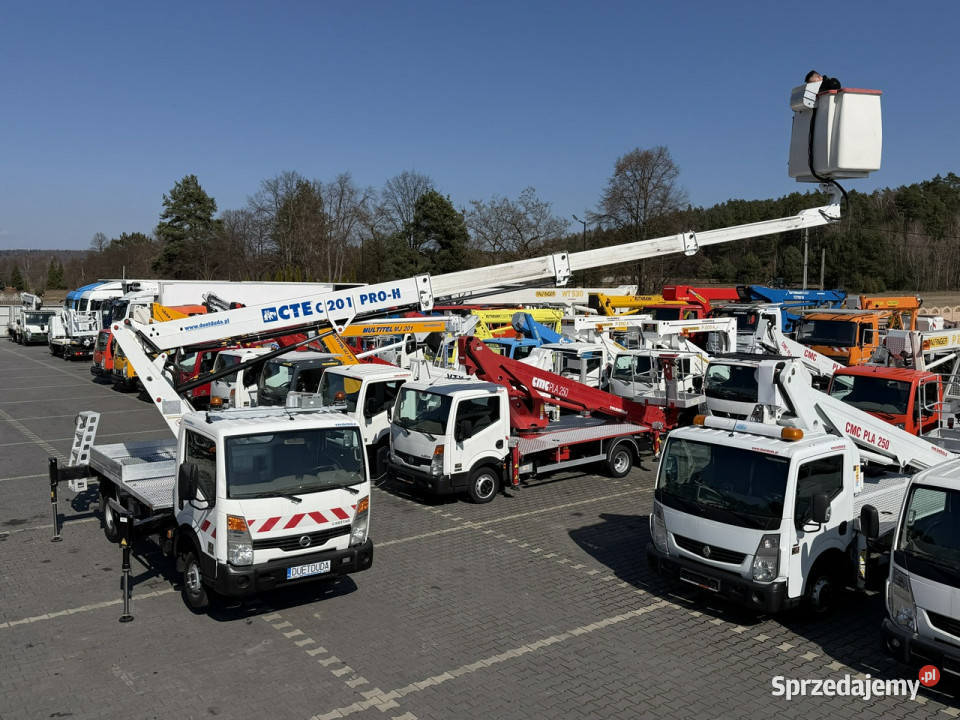 Nissan Cabstar Podnośnik Koszowy 20m CTE 201 PRO Widełki